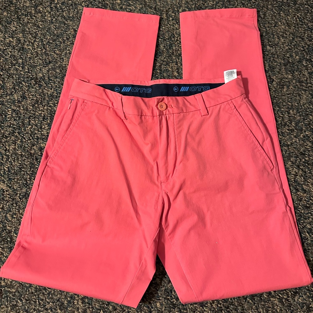 Vineyard Vines Men's Bright Coral Chinos